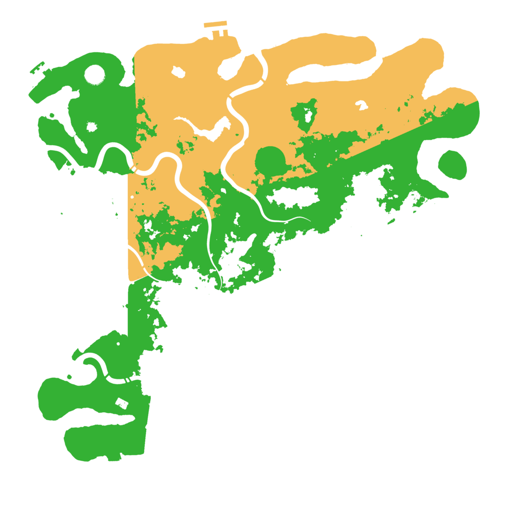 Biome Rust Map: Procedural Map, Size: 4500, Seed: 1691089689