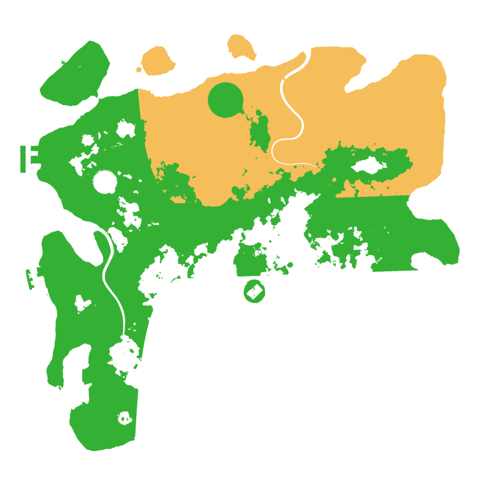 Biome Rust Map: Procedural Map, Size: 3750, Seed: 1411891441
