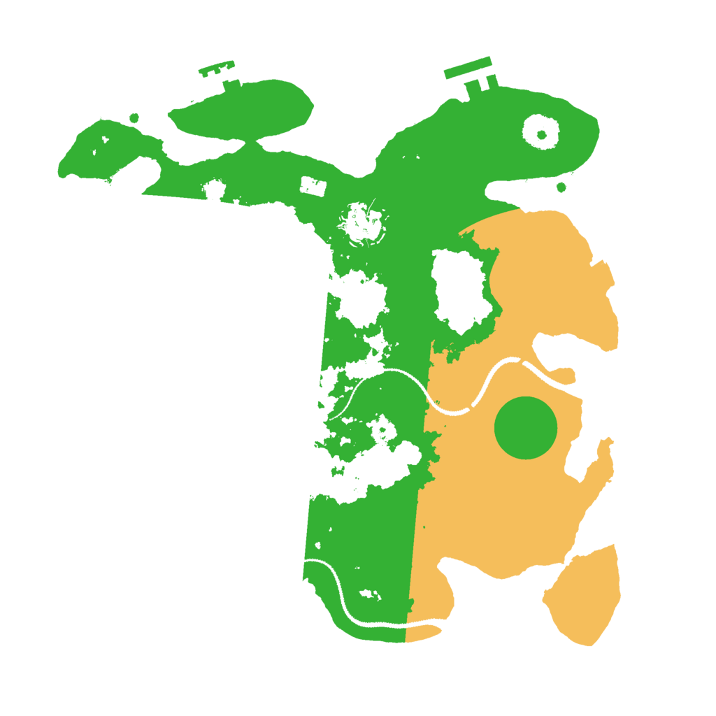 Biome Rust Map: Procedural Map, Size: 3000, Seed: 1124064690