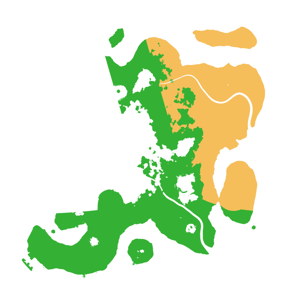 Biome Rust Map: Procedural Map, Size: 3000, Seed: 2117365540