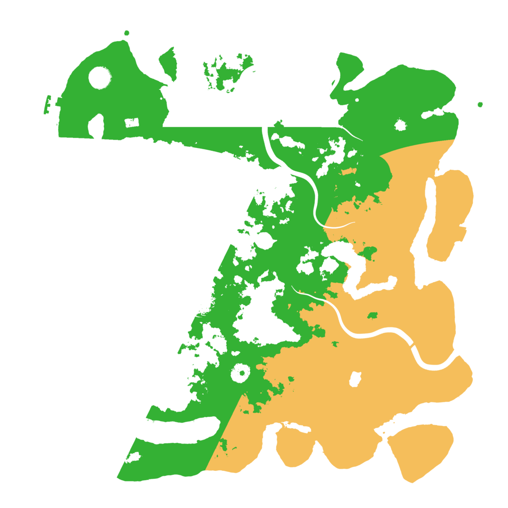 Biome Rust Map: Procedural Map, Size: 4000, Seed: 931490995