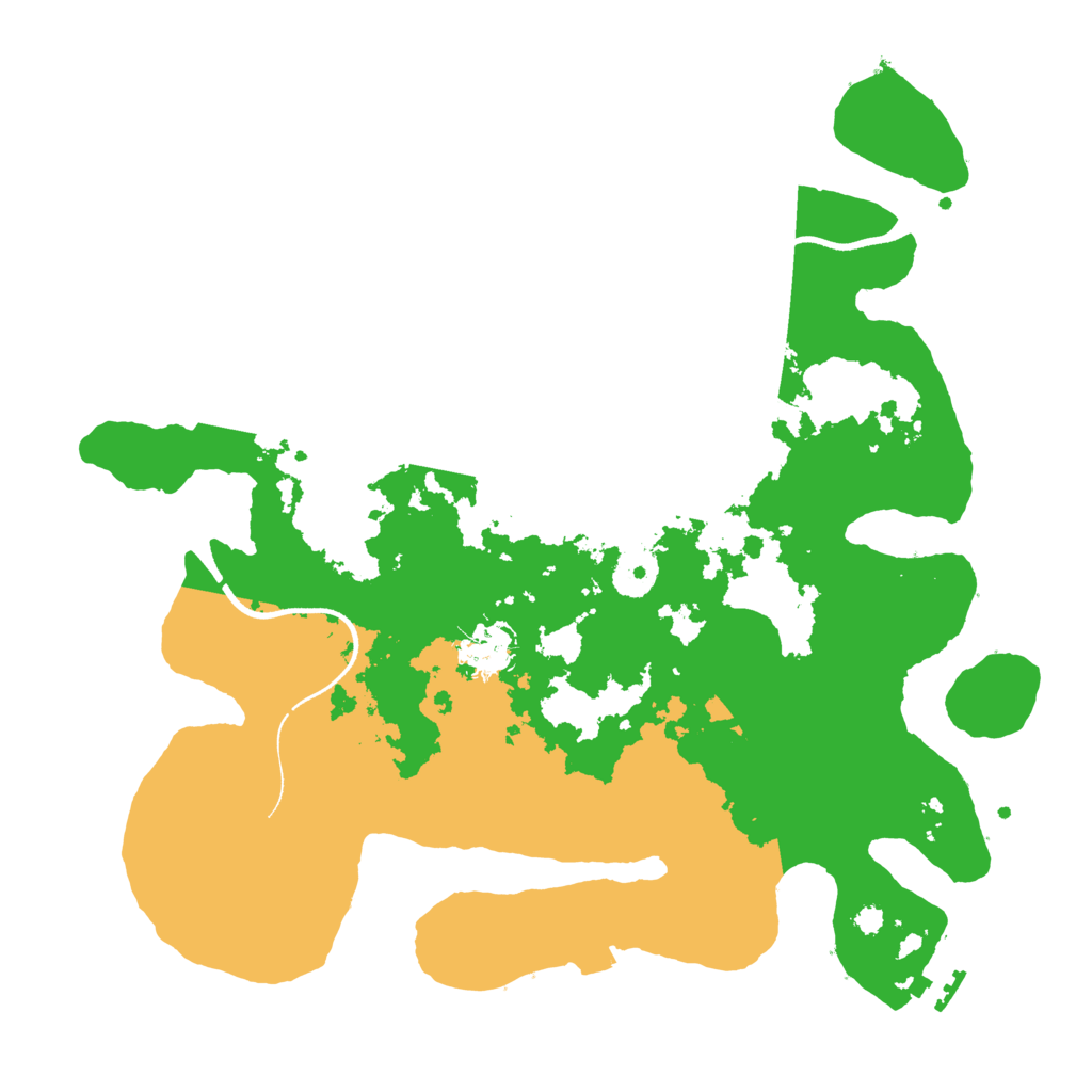 Biome Rust Map: Procedural Map, Size: 3500, Seed: 795928316