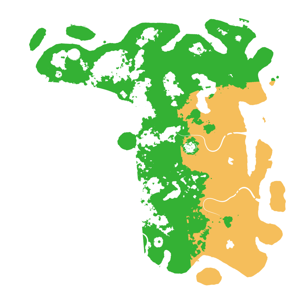 Biome Rust Map: Procedural Map, Size: 4500, Seed: 148829886