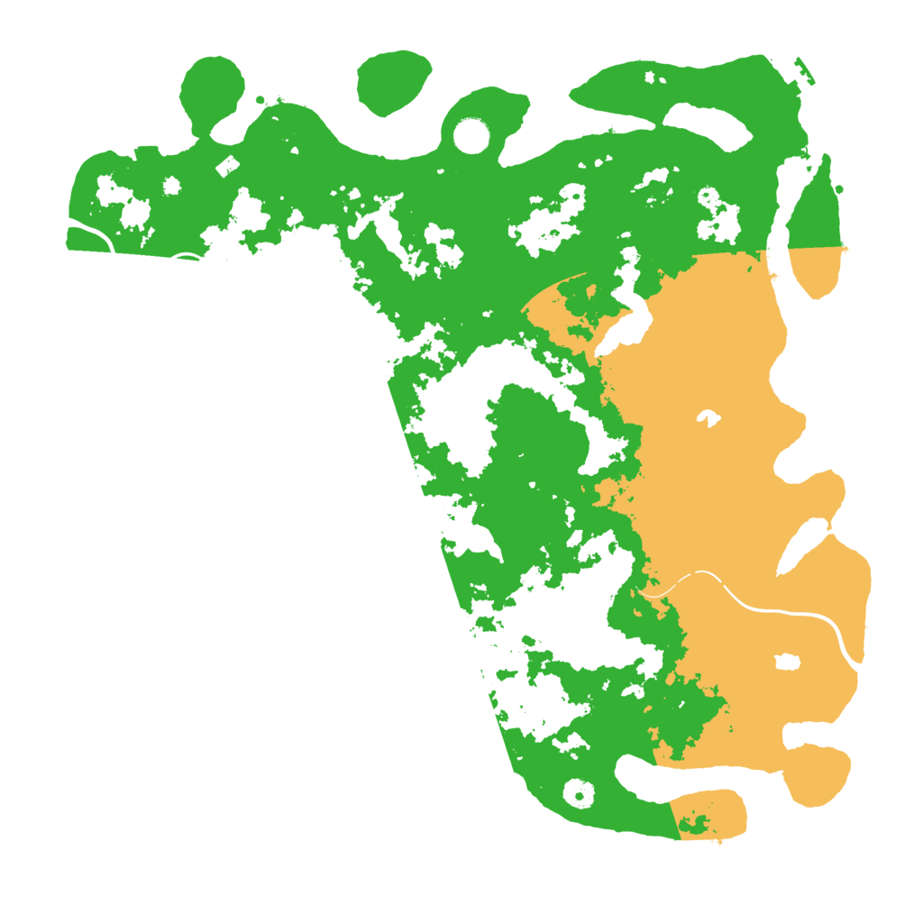 Biome Rust Map: Procedural Map, Size: 4500, Seed: 1377573952