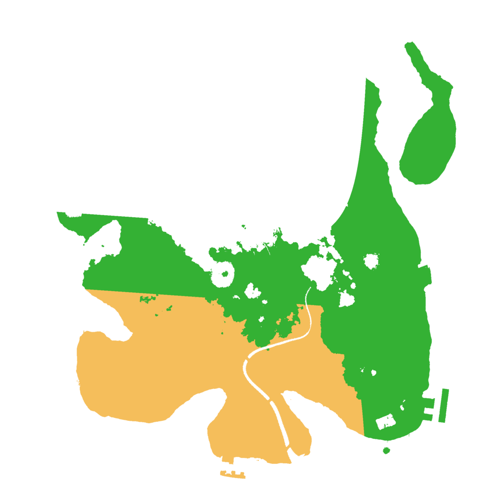 Biome Rust Map: Procedural Map, Size: 3000, Seed: 8791462