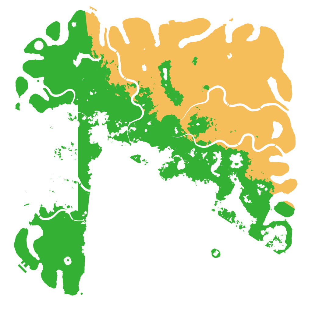 Biome Rust Map: Procedural Map, Size: 5900, Seed: 1050548110