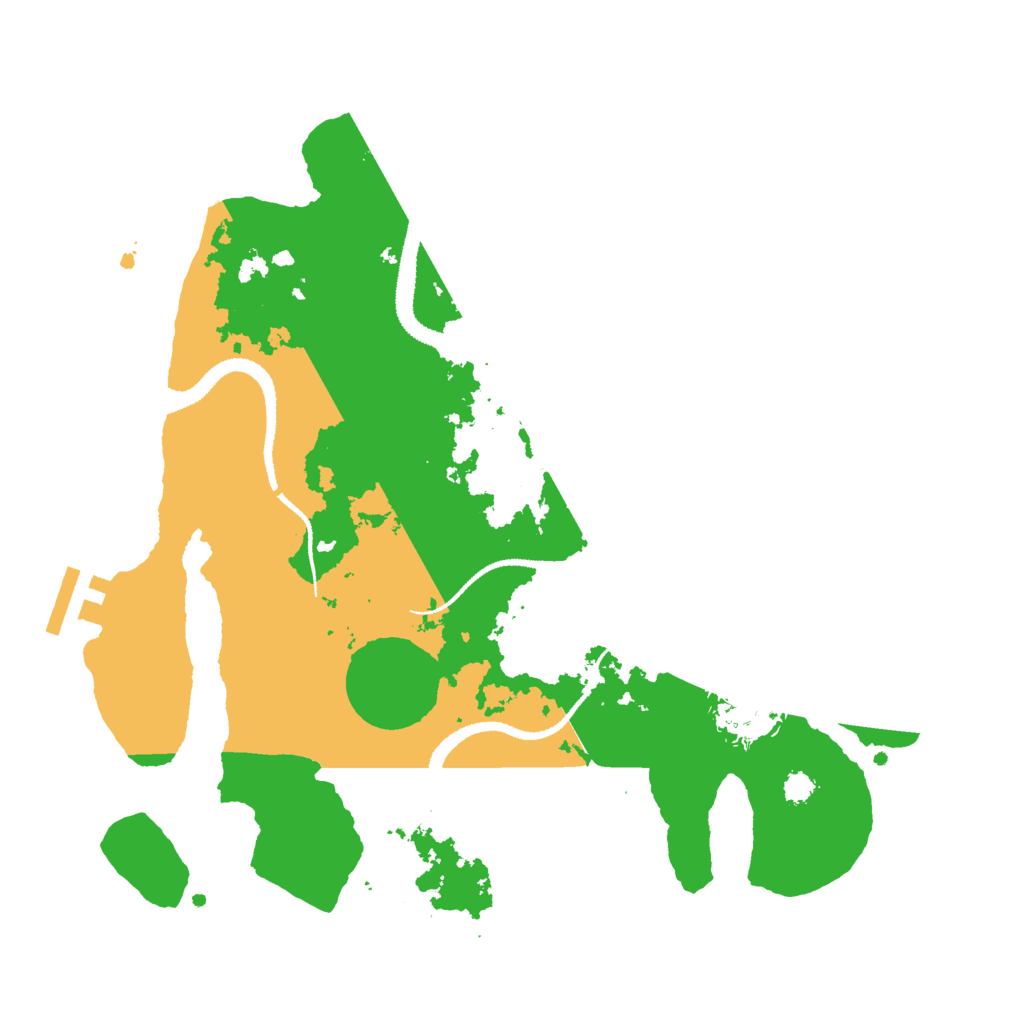 Biome Rust Map: Procedural Map, Size: 3000, Seed: 20479