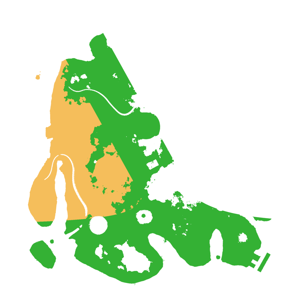 Biome Rust Map: Procedural Map, Size: 3000, Seed: 20479