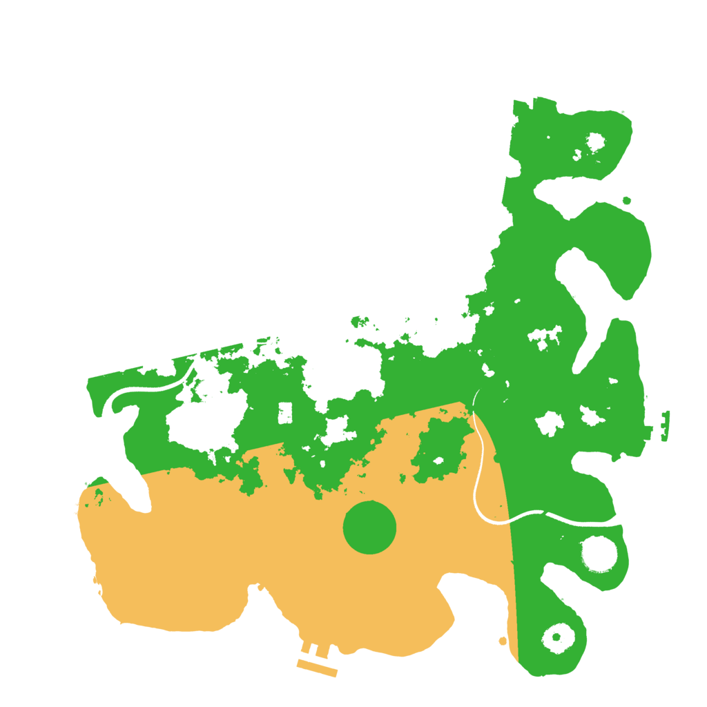Biome Rust Map: Procedural Map, Size: 3500, Seed: 846120699