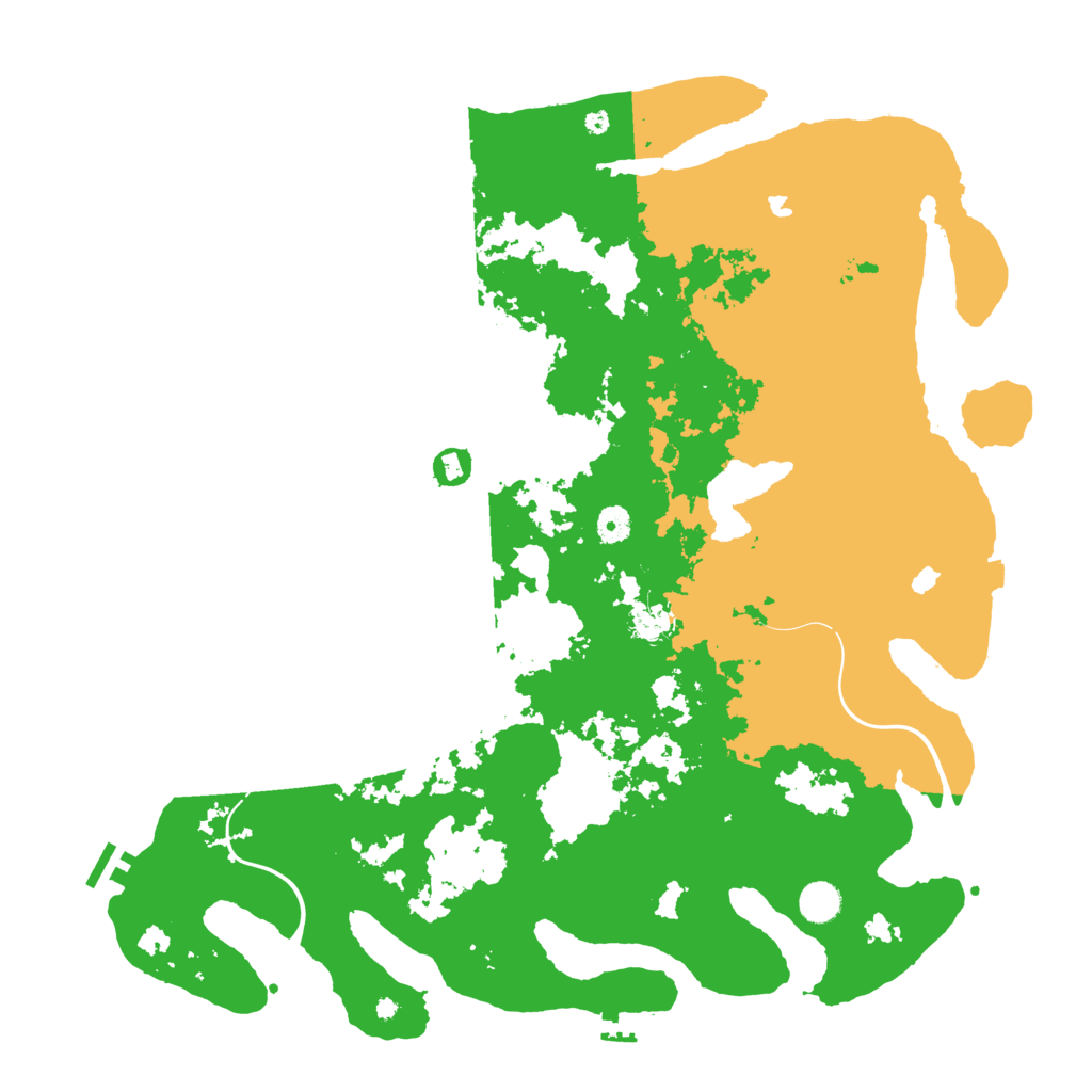 Biome Rust Map: Procedural Map, Size: 4600, Seed: 854803
