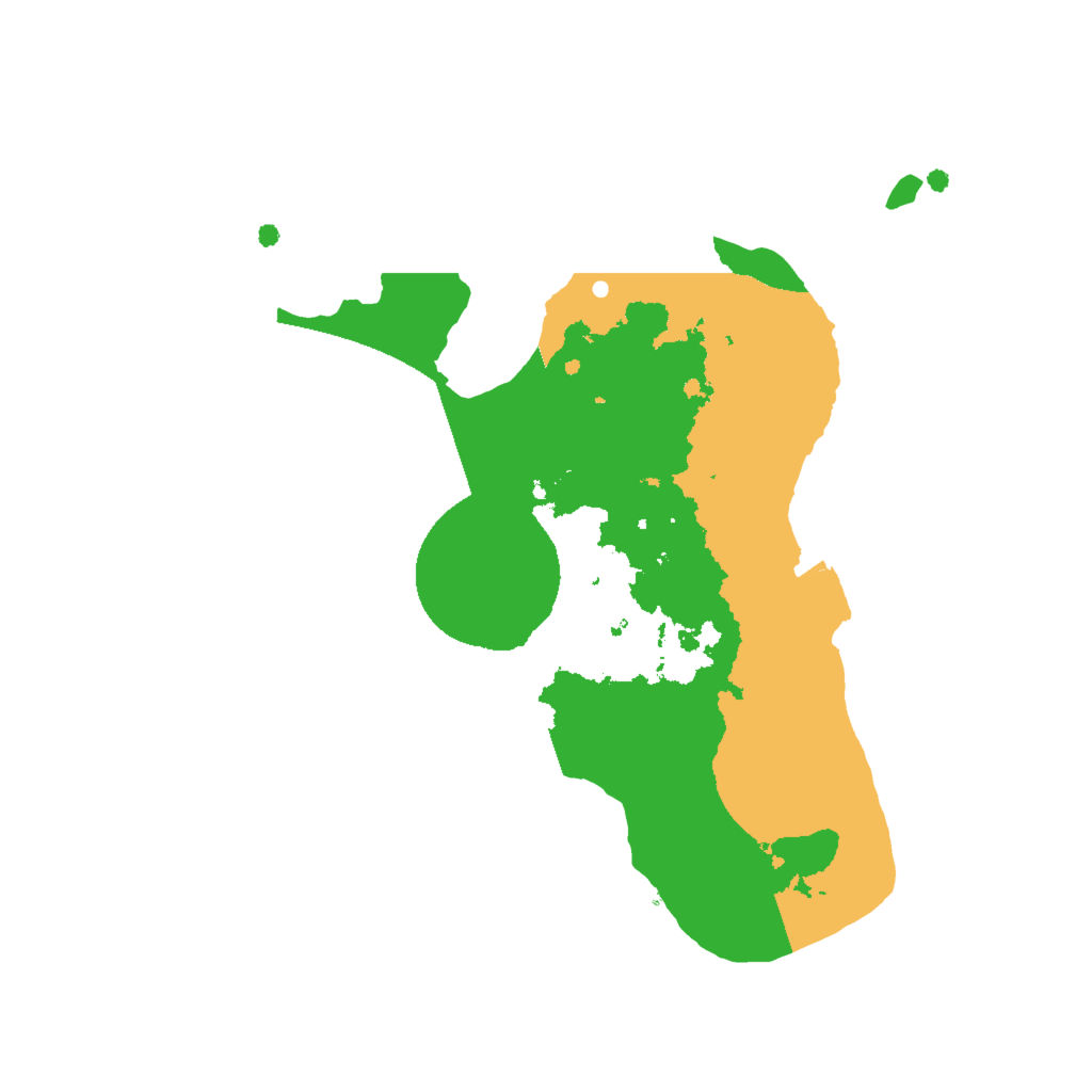 Biome Rust Map: Procedural Map, Size: 2000, Seed: 1377573952