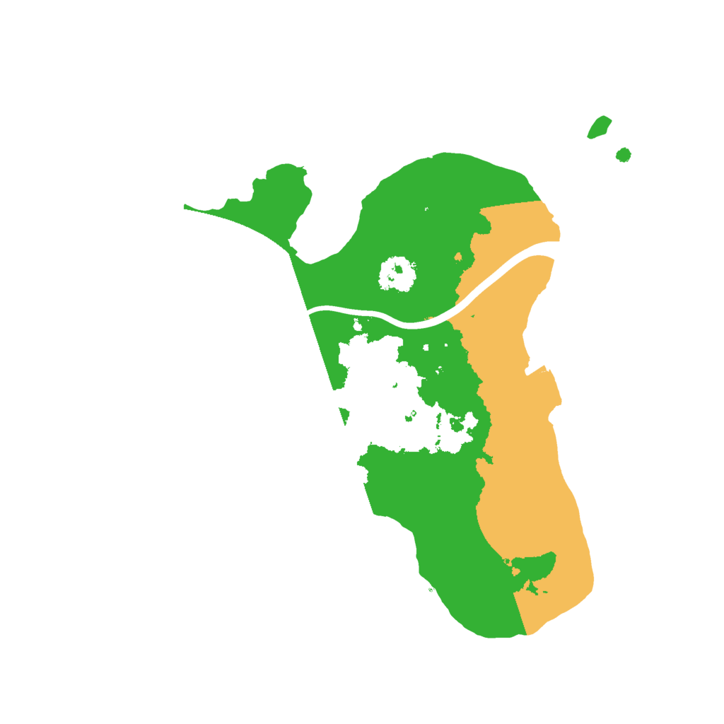 Biome Rust Map: Procedural Map, Size: 2000, Seed: 1377573952