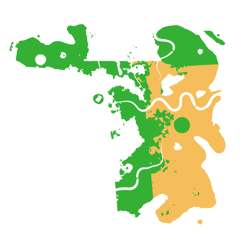 Biome Rust Map: Procedural Map, Size: 4000, Seed: 19876