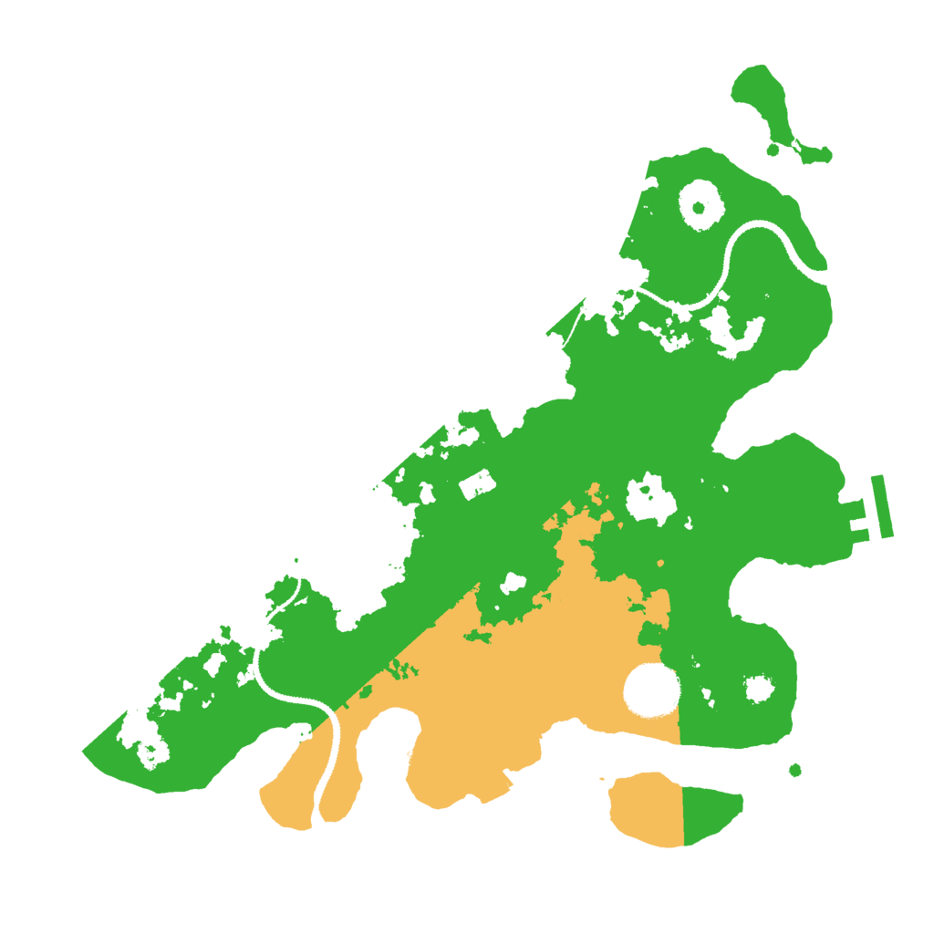 Biome Rust Map: Procedural Map, Size: 3000, Seed: 62045288