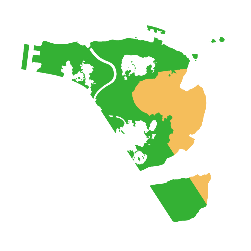 Biome Rust Map: Procedural Map, Size: 2000, Seed: 1857611718