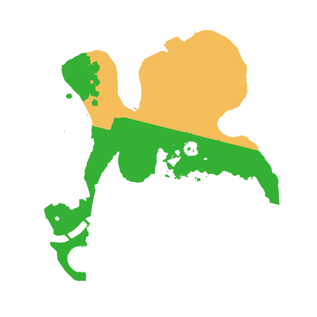 Biome Rust Map: Procedural Map, Size: 2200, Seed: 606019586