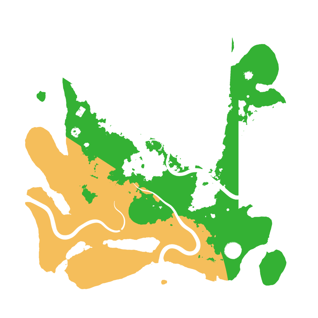 Biome Rust Map: Procedural Map, Size: 3400, Seed: 101226563