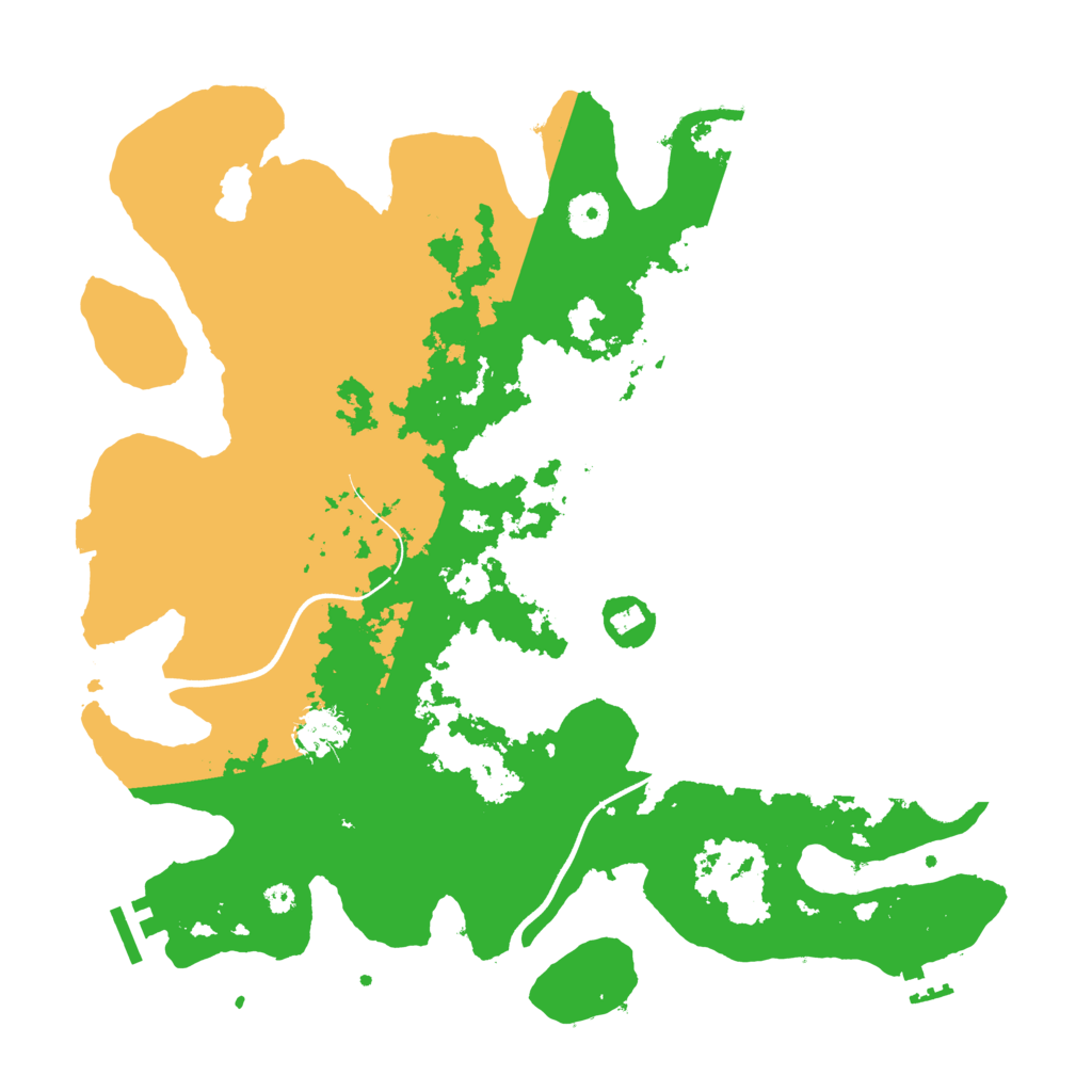 Biome Rust Map: Procedural Map, Size: 3750, Seed: 595059045