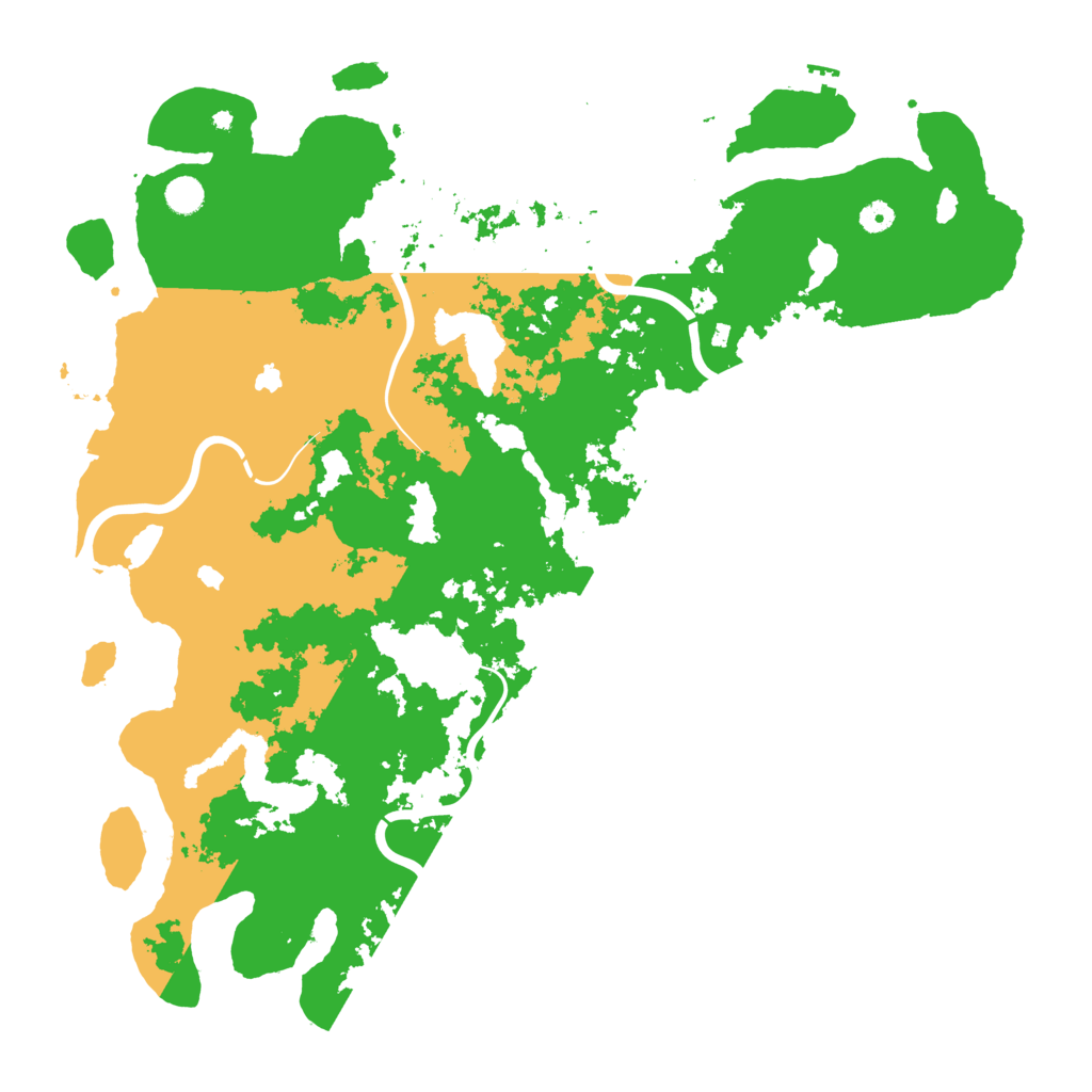 Biome Rust Map: Procedural Map, Size: 5000, Seed: 150654863