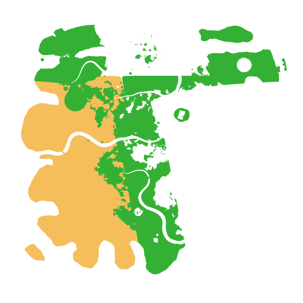Biome Rust Map: Procedural Map, Size: 3700, Seed: 1901051307