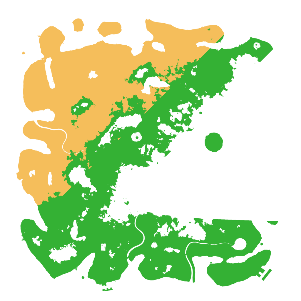 Biome Rust Map: Procedural Map, Size: 4500, Seed: 15842922