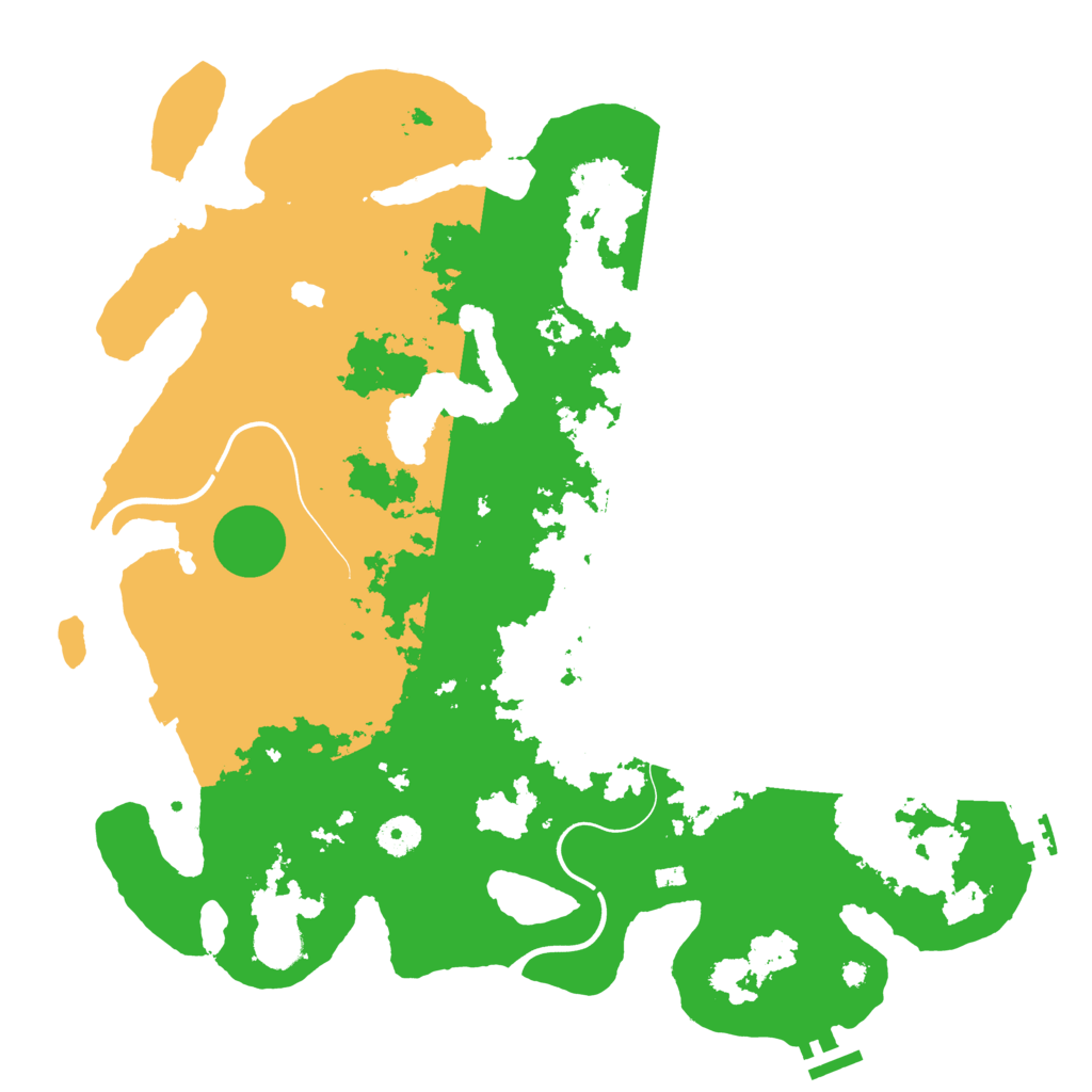 Biome Rust Map: Procedural Map, Size: 4000, Seed: 8843403