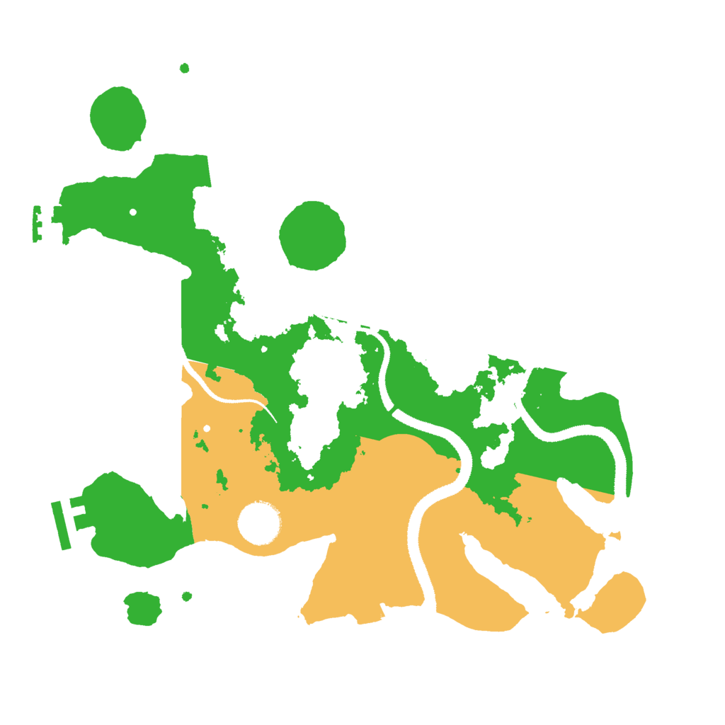 Biome Rust Map: Procedural Map, Size: 3000, Seed: 1250427540