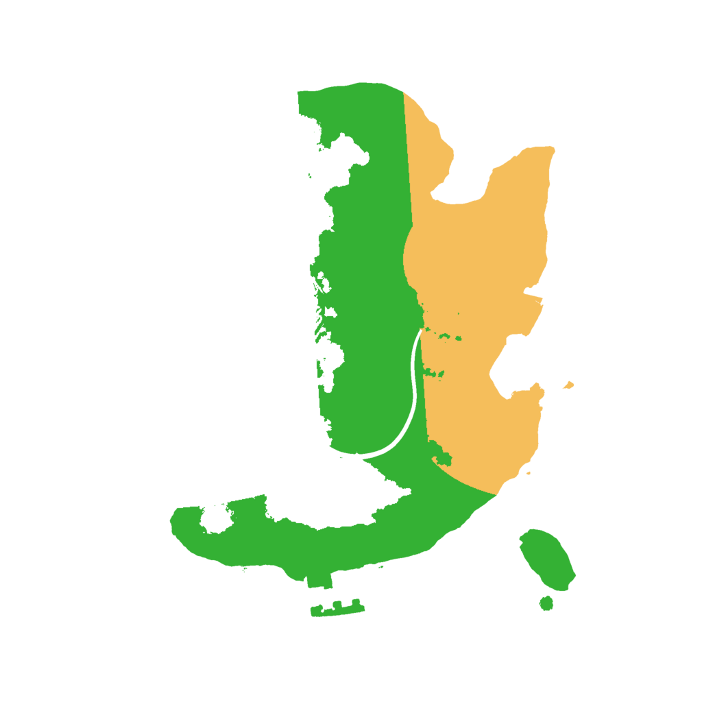 Biome Rust Map: Procedural Map, Size: 2000, Seed: 602541716