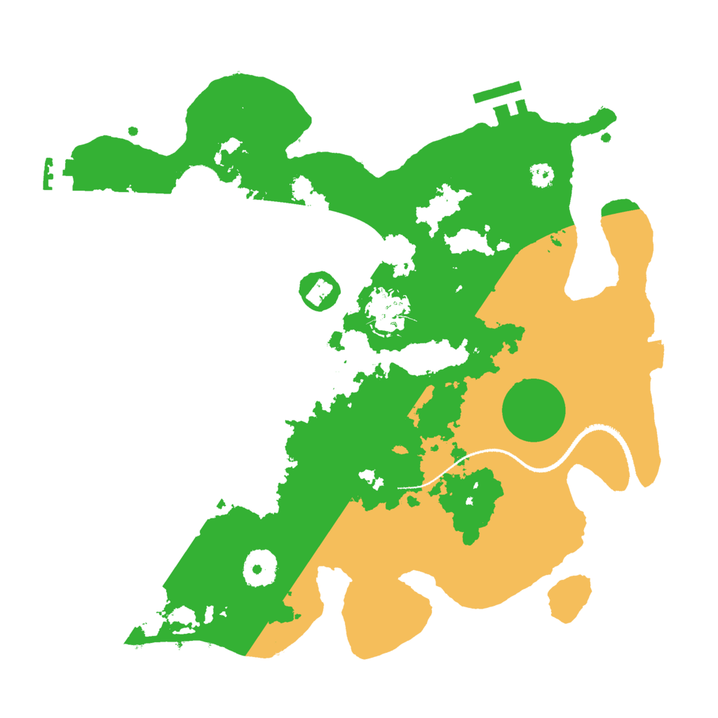 Biome Rust Map: Procedural Map, Size: 3000, Seed: 65000