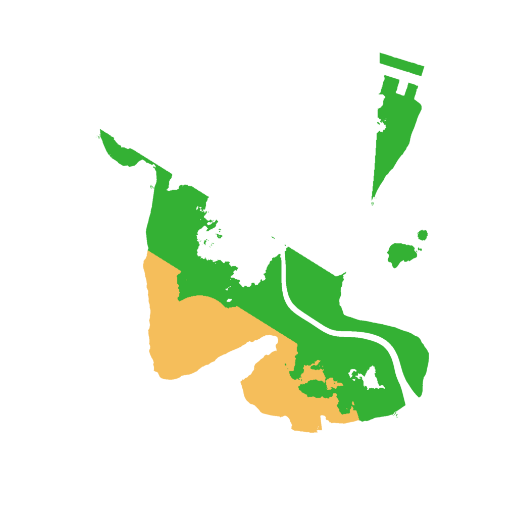 Biome Rust Map: Procedural Map, Size: 2000, Seed: 1603704319