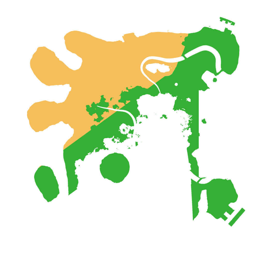 Biome Rust Map: Procedural Map, Size: 2500, Seed: 1918230123