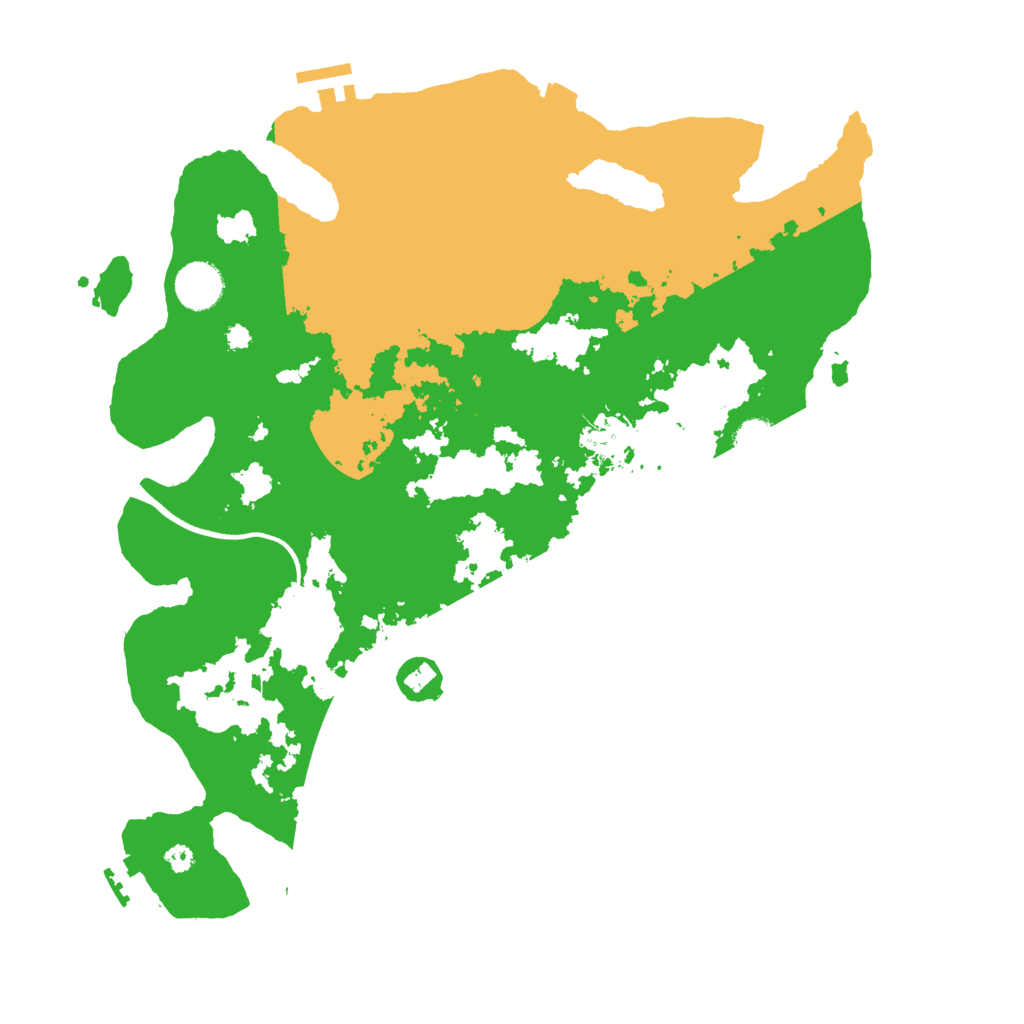 Biome Rust Map: Procedural Map, Size: 3750, Seed: 203740532