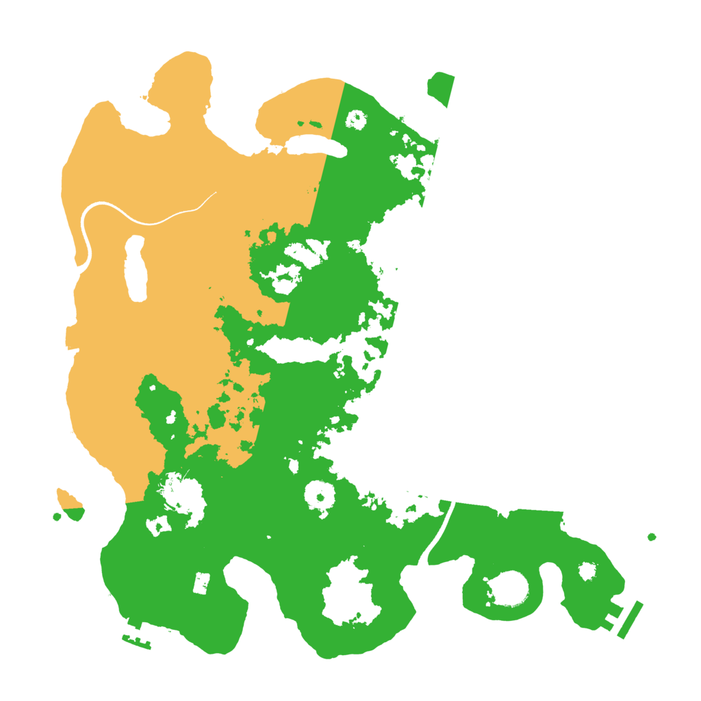 Biome Rust Map: Procedural Map, Size: 3500, Seed: 408717809