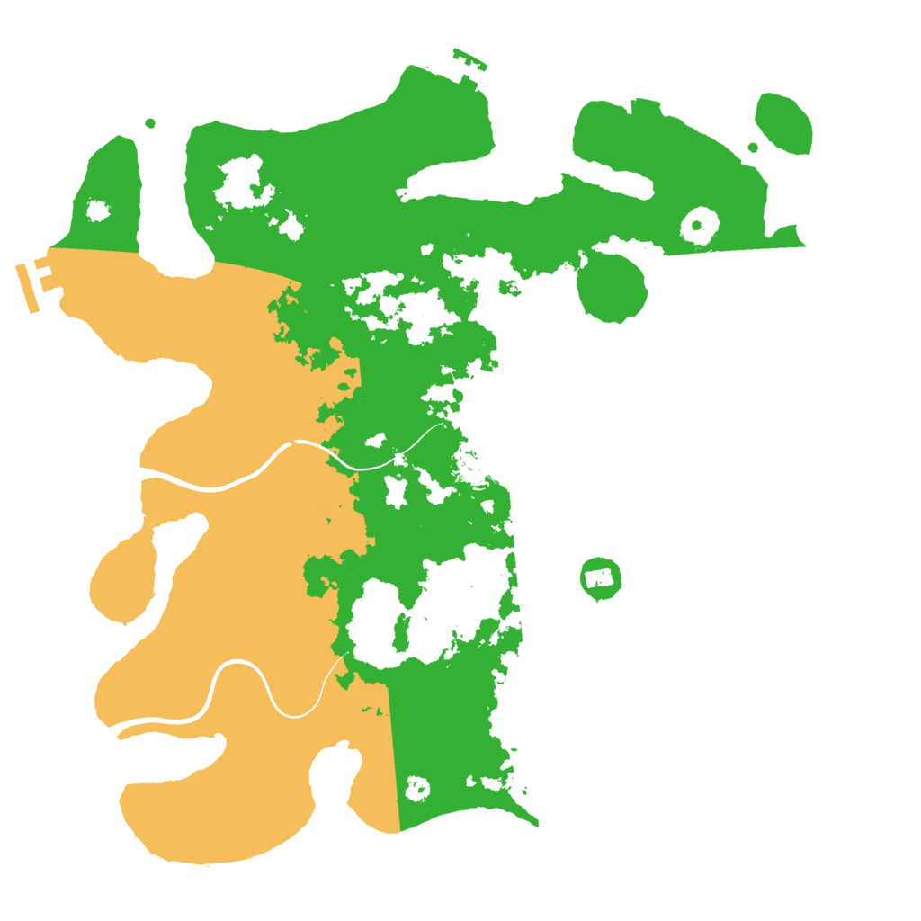 Biome Rust Map: Procedural Map, Size: 3700, Seed: 1510613496