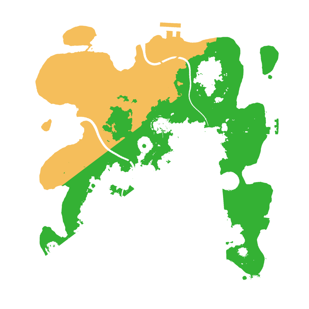 Biome Rust Map: Procedural Map, Size: 3000, Seed: 1958018712