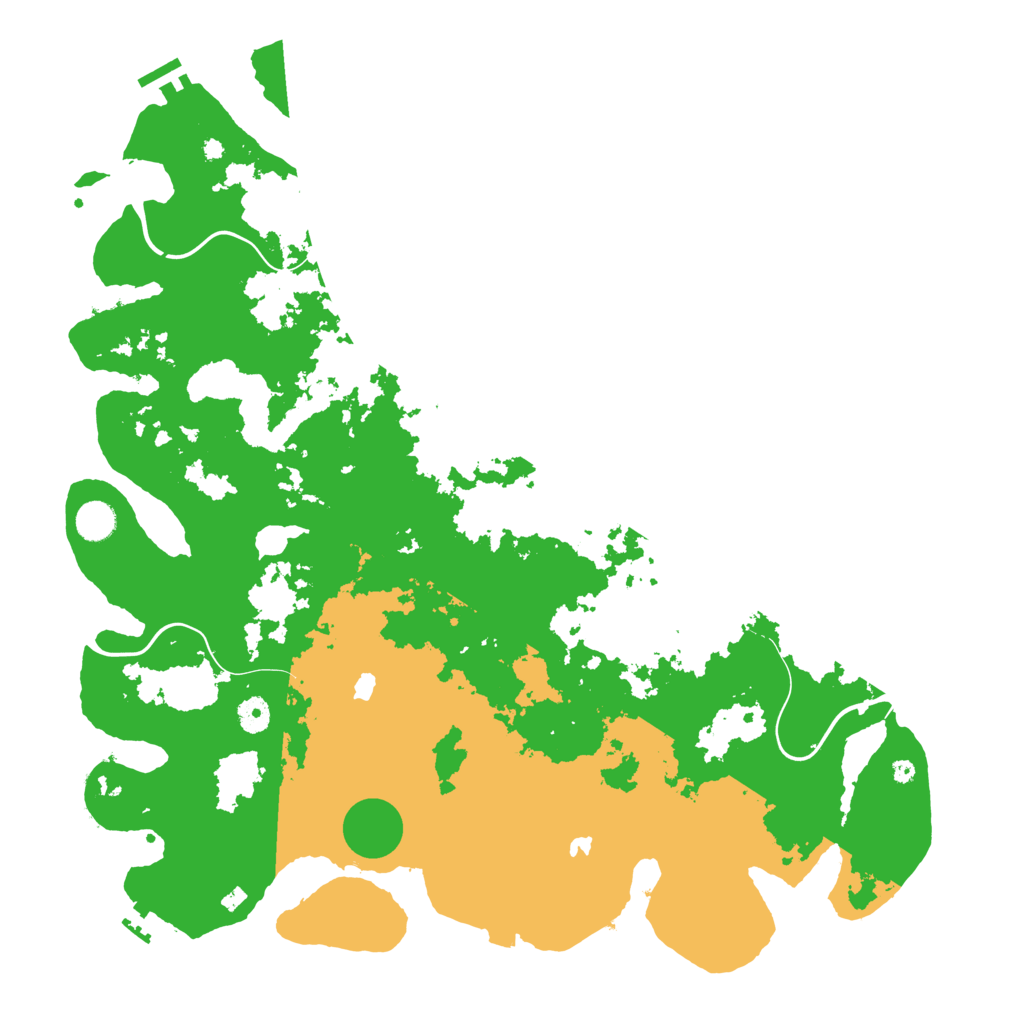 Biome Rust Map: Procedural Map, Size: 4500, Seed: 1524527609