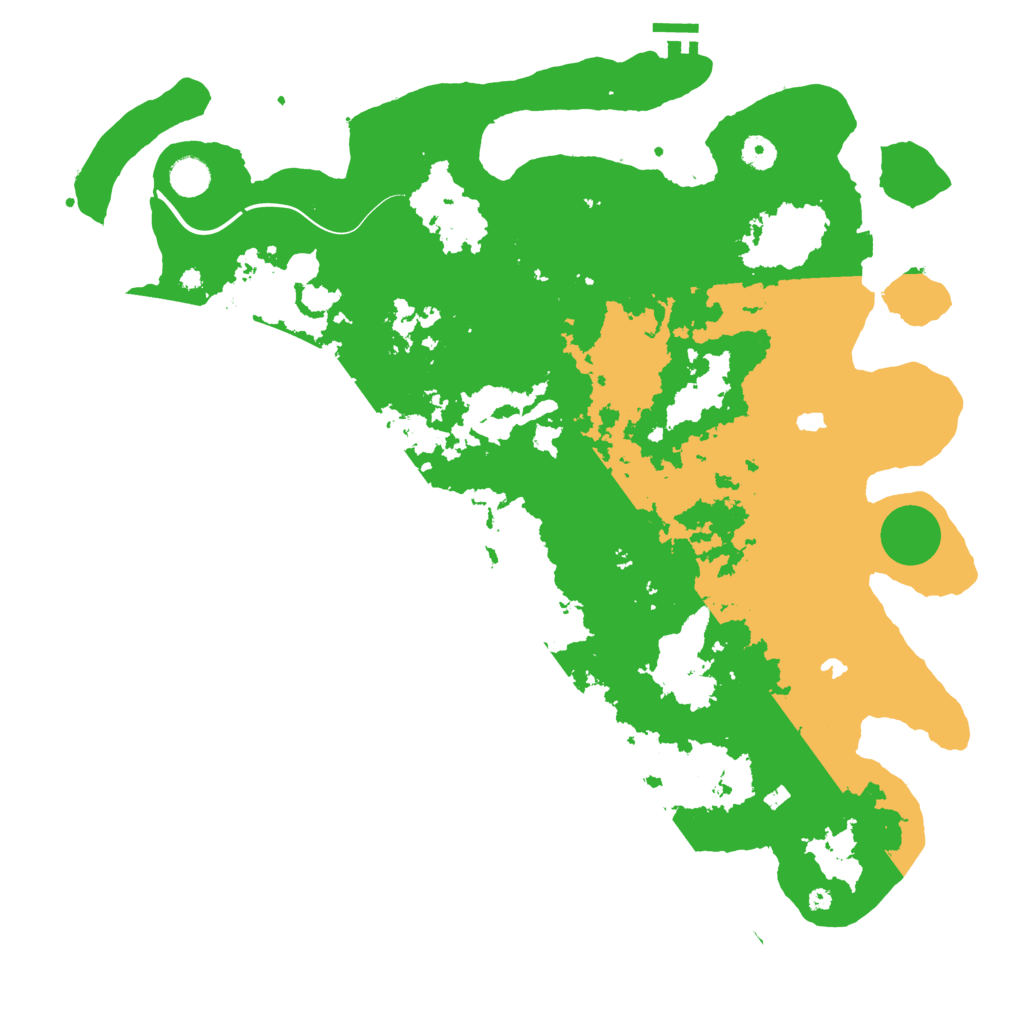 Biome Rust Map: Procedural Map, Size: 4500, Seed: 1388559047