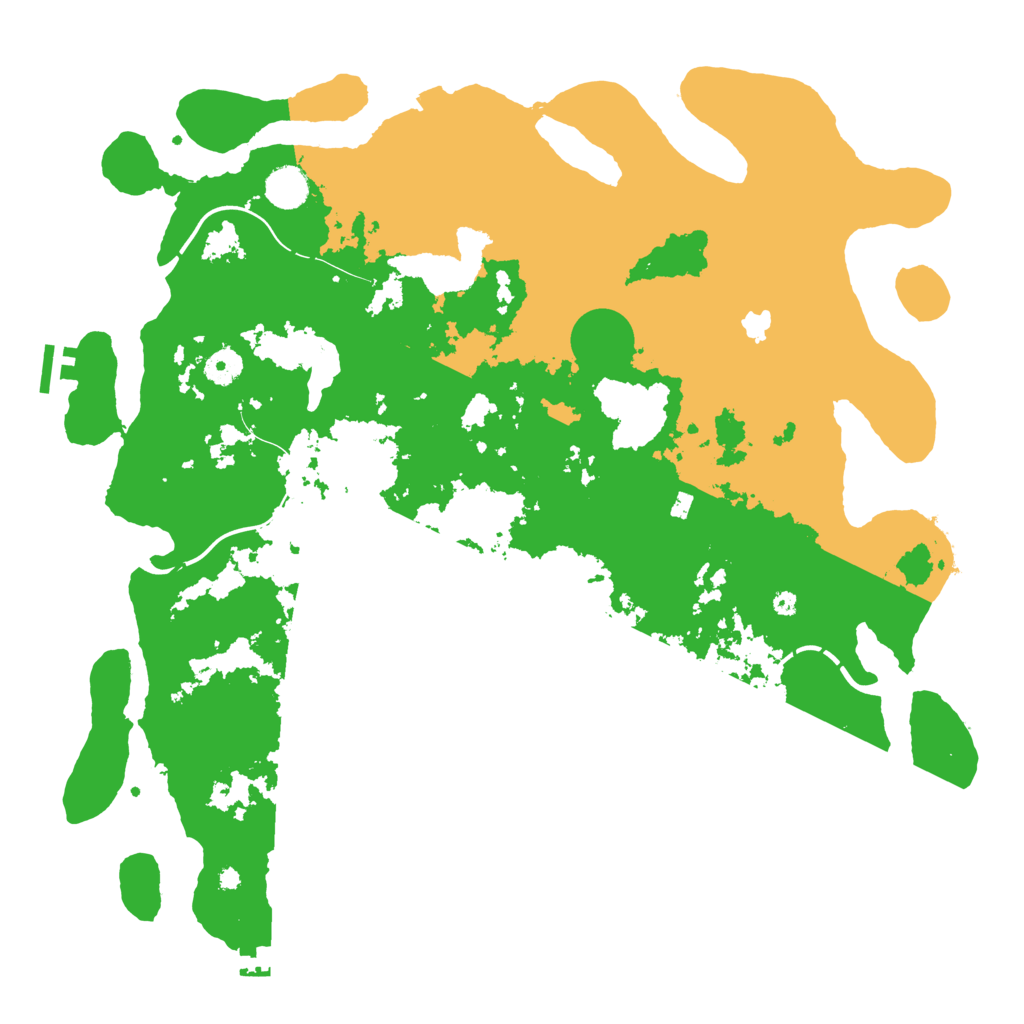 Biome Rust Map: Procedural Map, Size: 4250, Seed: 19468602