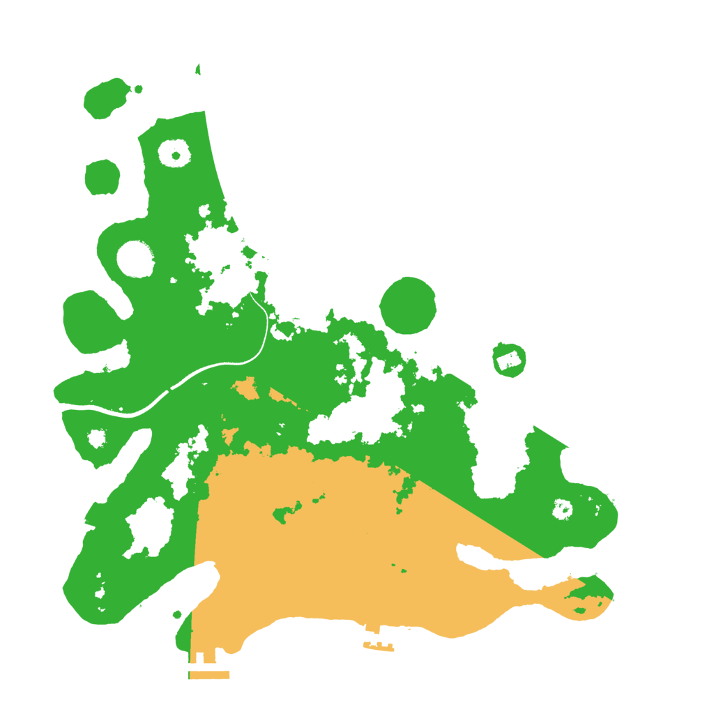 Biome Rust Map: Procedural Map, Size: 3500, Seed: 1179796394