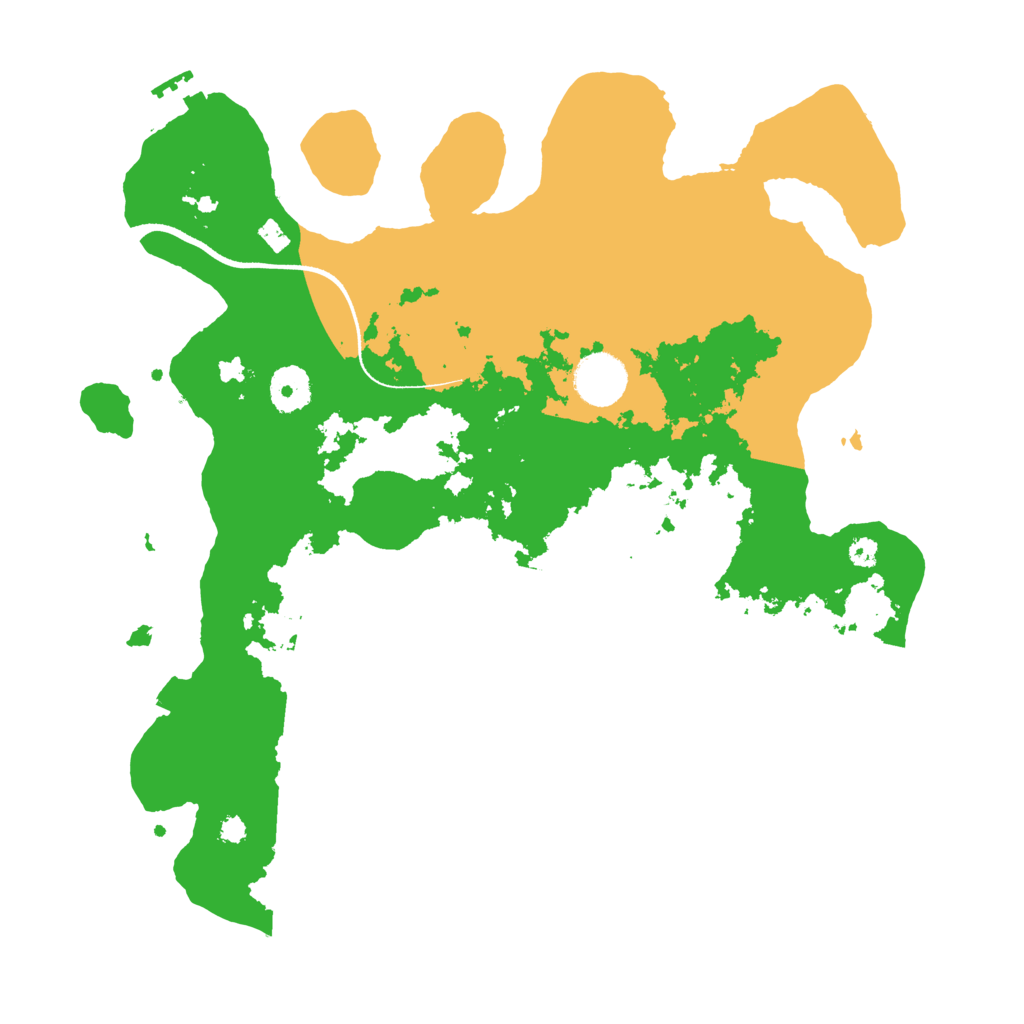 Biome Rust Map: Procedural Map, Size: 3500, Seed: 1988093792