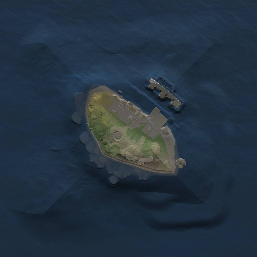 Rust Map: Procedural Map, Size: 1000, Seed: 1538405877, 2 Monuments