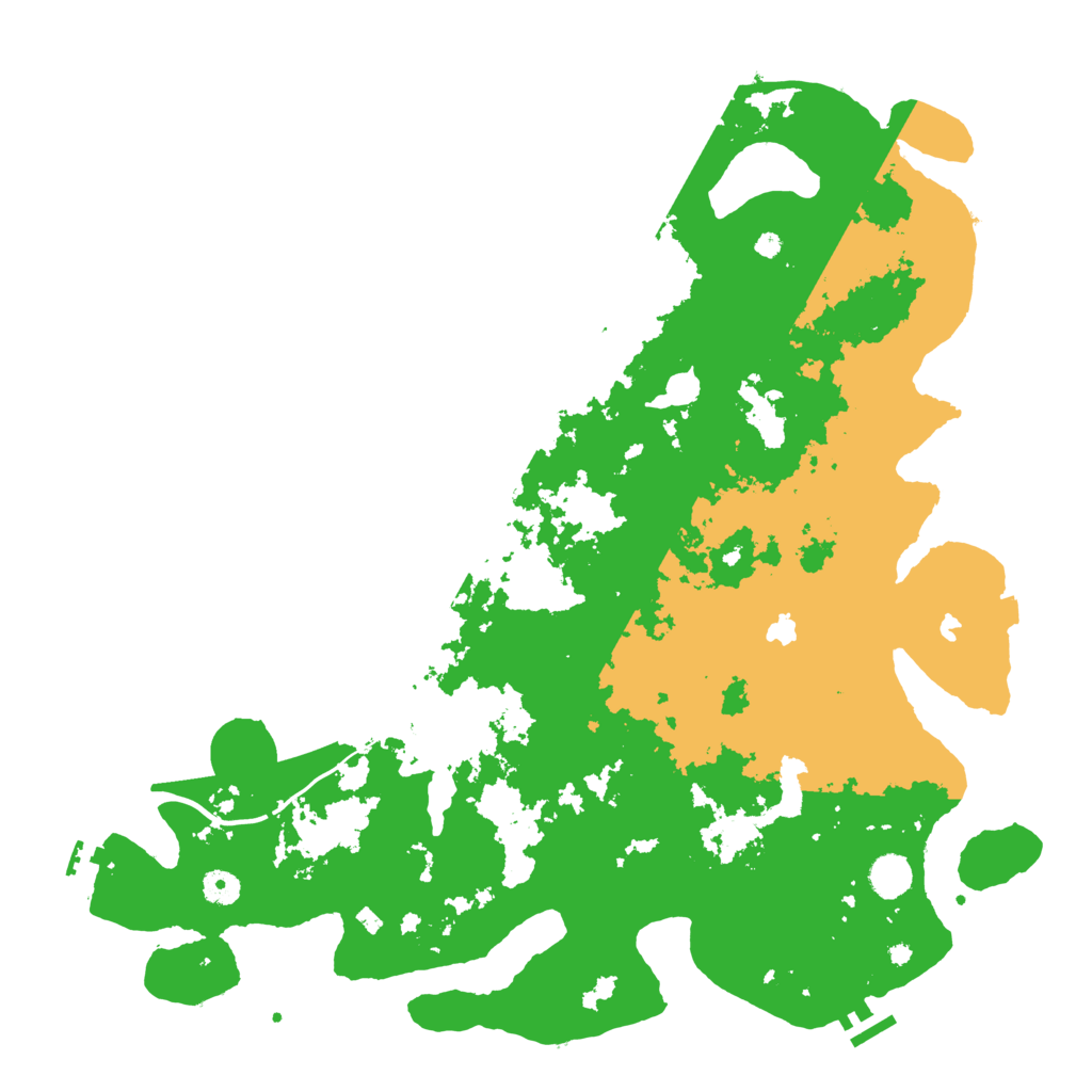 Biome Rust Map: Procedural Map, Size: 4500, Seed: 571733972