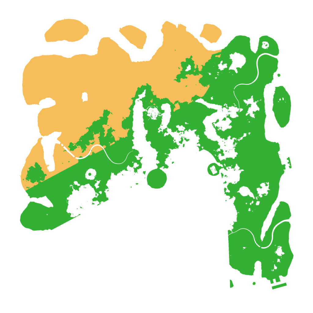 Biome Rust Map: Procedural Map, Size: 4250, Seed: 147859271