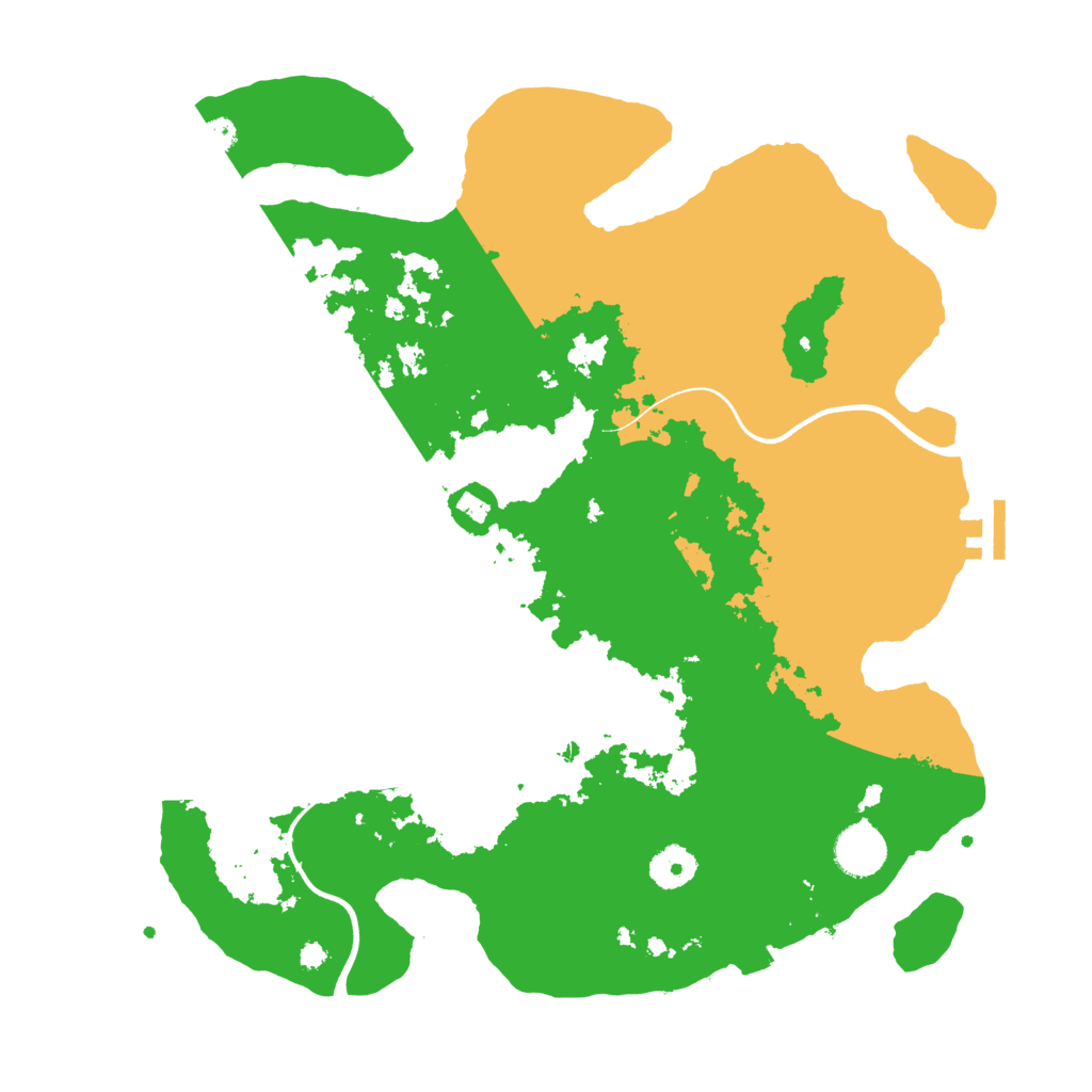 Biome Rust Map: Procedural Map, Size: 3700, Seed: 1684626628