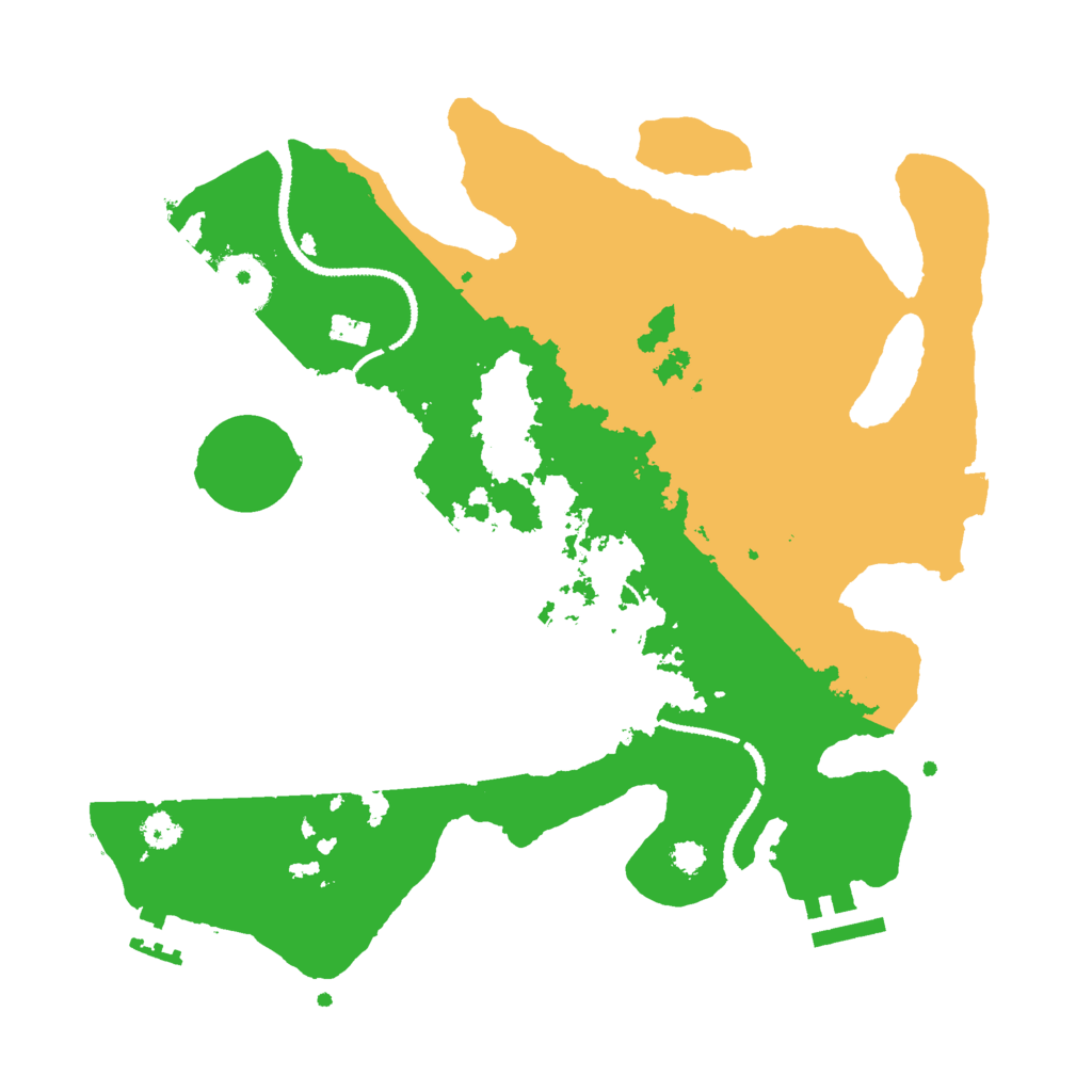 Biome Rust Map: Procedural Map, Size: 3000, Seed: 670089442