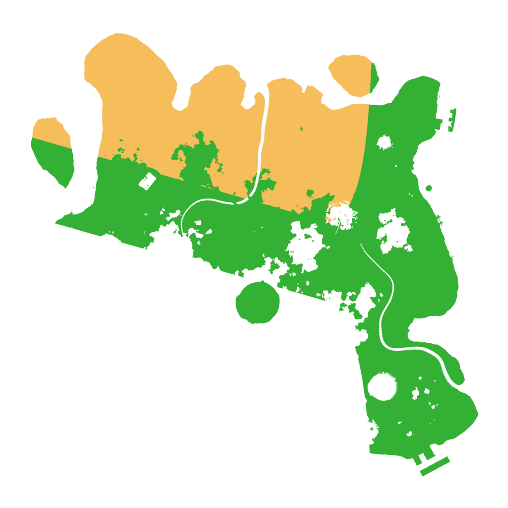 Biome Rust Map: Procedural Map, Size: 3268, Seed: 2147483647