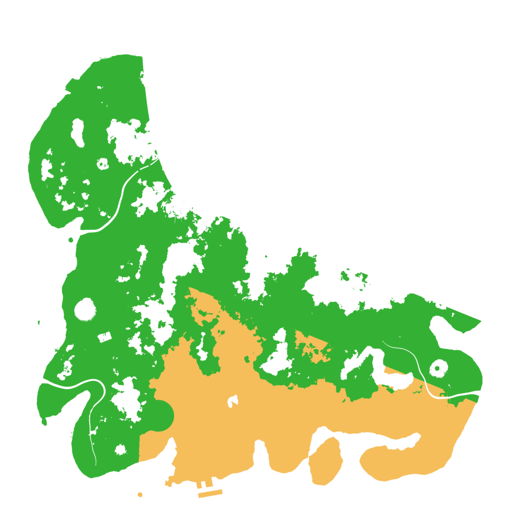 Biome Rust Map: Procedural Map, Size: 4333, Seed: 20022025