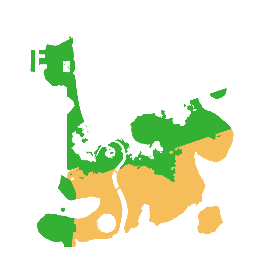 Biome Rust Map: Procedural Map, Size: 2500, Seed: 1339108436