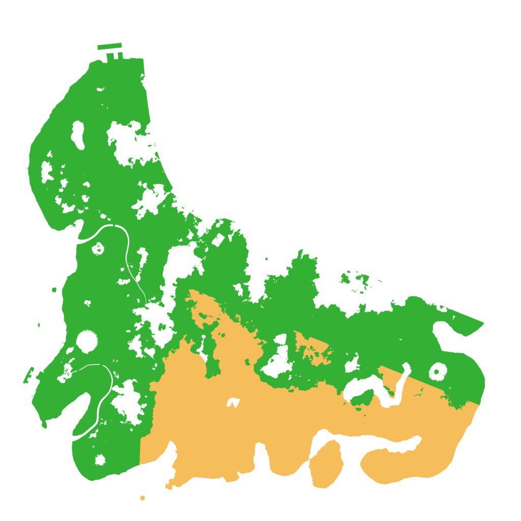 Biome Rust Map: Procedural Map, Size: 4350, Seed: 20022025