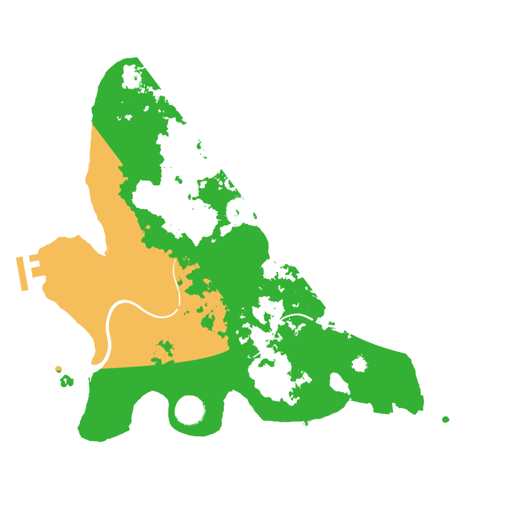 Biome Rust Map: Procedural Map, Size: 3000, Seed: 1651161477